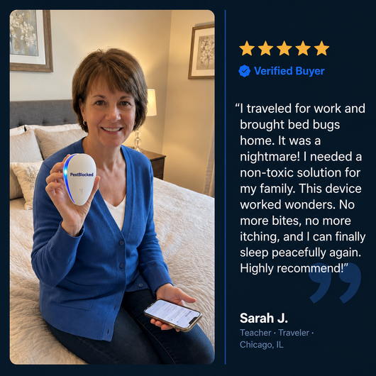 PestBlocked™ Ultrasonic Pest Repeller - Banish Pests For Good